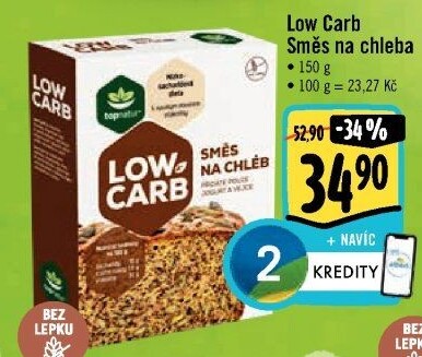 Směs na chléb Low Carb Topnatur