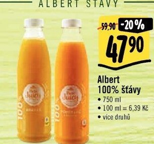Šťáva 100% Albert