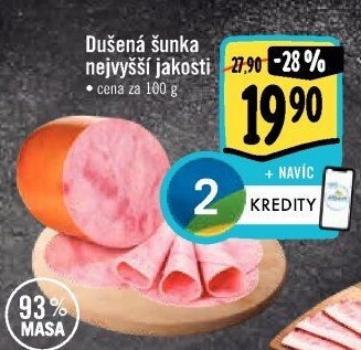 Šunka dušená nejvyšší jakosti