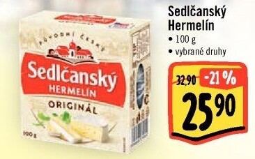 Sýr Hermelín Sedlčanský