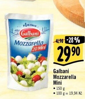Sýr Mozzarella Galbani mini