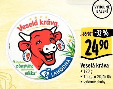 Sýr tavený Veselá kráva