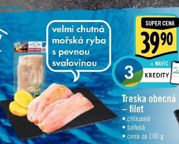 Treska obecná filet Albert