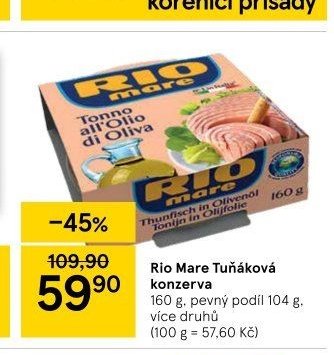 Rio Mare Tuňáková konzerva