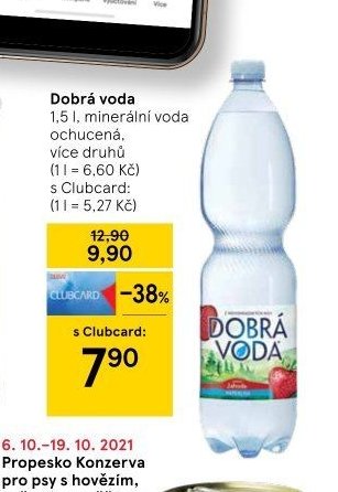 Dobrá voda 1,5 l