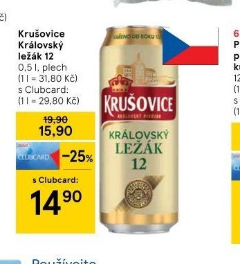 Krušovice Královský ležák 12 0,5 l