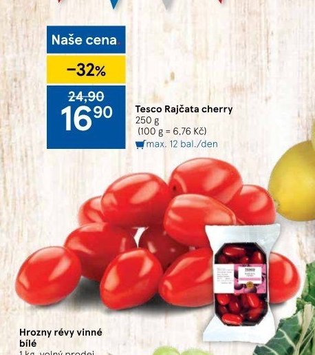 Tesco Rajčata cherry