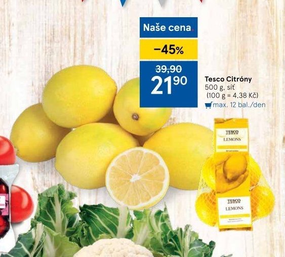 Tesco Citróny
