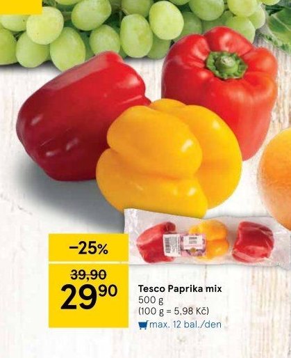 Tesco Paprika mix