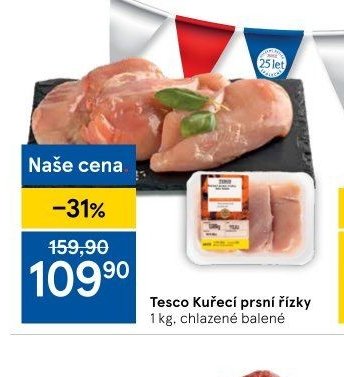 Tesco Kuřecí prsní řízky