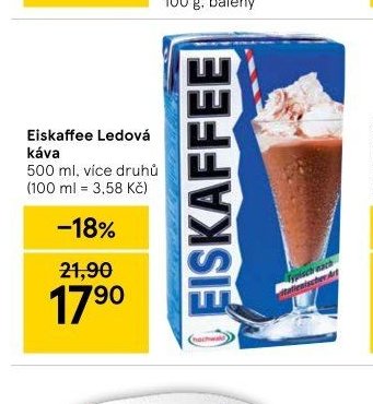 Eiskaffee Ledová káva