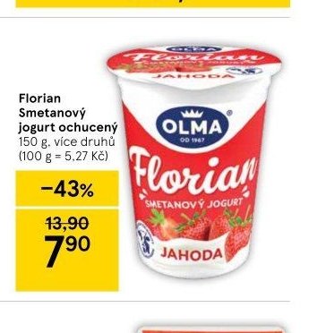 Florian Smetanový jogurt ochucený