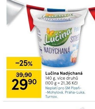 Lučina Nadýchaná 140 g