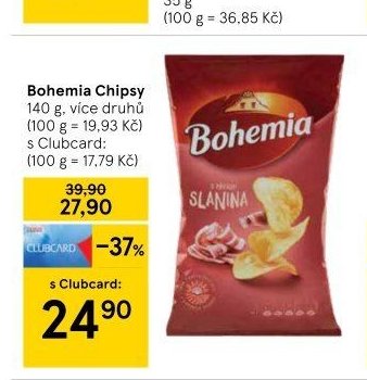 Bohemia Chipsy 140 g