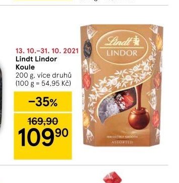 Lindt Lindor Koule 200 g