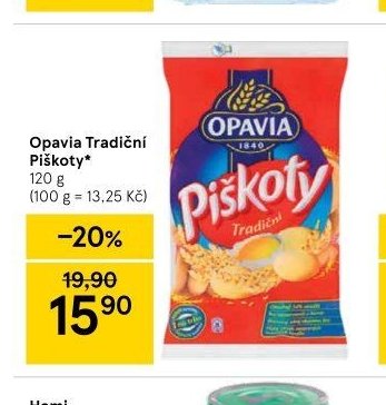 Opavia Tradiční Piškoty 120 g