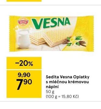 Sedita Vesna Oplatky 50 g