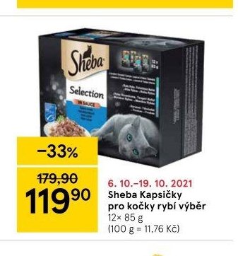 Sheba Kapsičky pro kočky rybí výběr