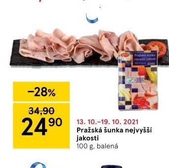 Pražská šunka nejvyšší jakosti