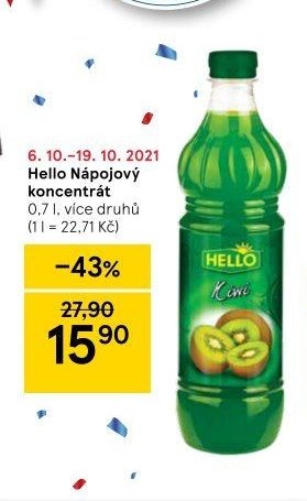 Hello Nápojový koncentrát