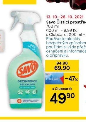 Savo Čisticí prostředek