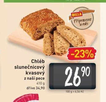 Chléb slunečnicový kvasový z naší pece