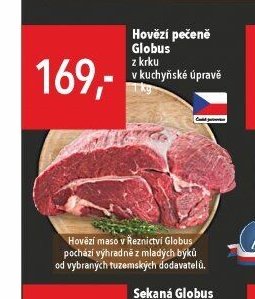Hovězí pečeně Globus
