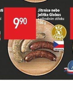 Jitrnice nebo jelítka Globus