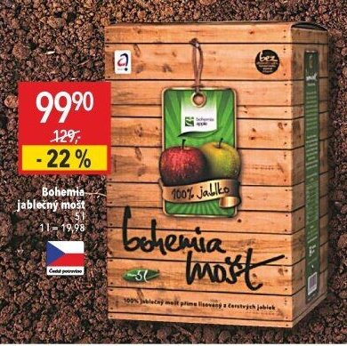 Bohemia jablečný mošt