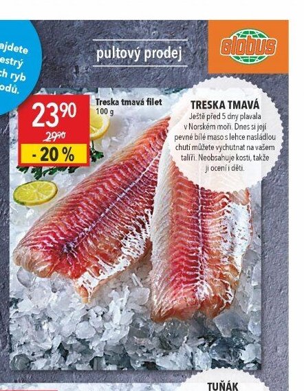 Treska tmavá filet