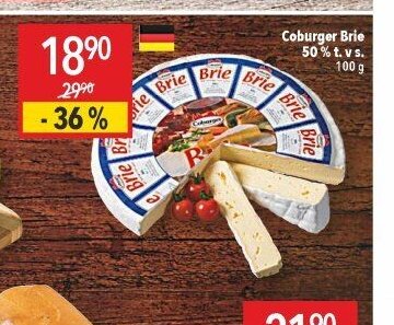 Coburger Brie 50 % t. v s.