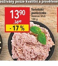 Turistická pomazánka Gurmán klub