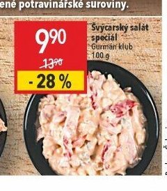 Švýcarský salát speciál Gurmán klub