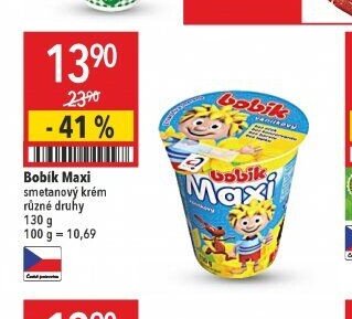 Bobík Maxi smetanový krém
