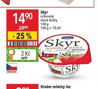 Skyr ochucený