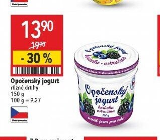 Opočenský jogurt