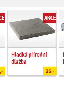 Hladká přírodní dlažba - UNI HOBBY akcniletaky.com