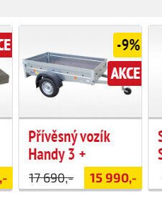 Přívěsný vozík Handy 3 + - UNI HOBBY akcniletaky.com