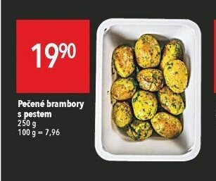Pečené brambory s pestem