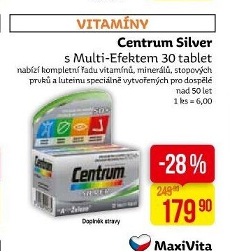 Centrum Silver s Multi-Efektem 30 tablet