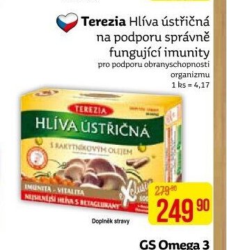 Terezia Hlíva ústřičná na podporu správně fungující imunity