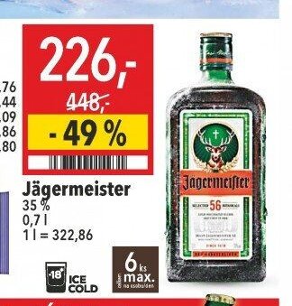 Jägermeister 35 % 0,7 l