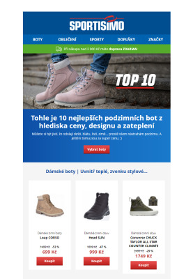 akční leták Sportisimo 14.10.2021-19.10.2021