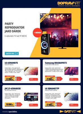 akční leták Datart 18.10.2021-24.10.2021