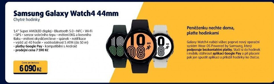 Chytré hodinky Samsung Galaxy Watch 4