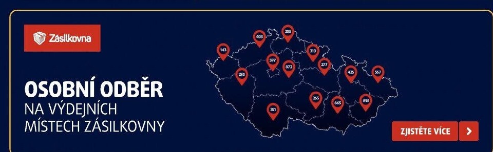 Osobní odběr na výdejních místech Zásilkovny