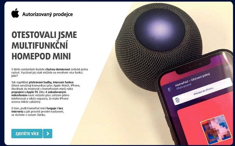 Otestovali jsme multifunkční HomePod mini