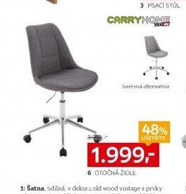 6 otočná židle