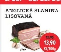 Anglická slanina lisovaná