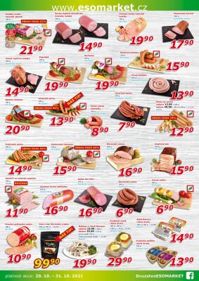 akční leták ESO MARKET 20.10.2021-31.10.2021